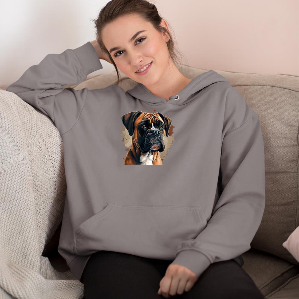 Funny Dog Boxer Hoodie - Image 6