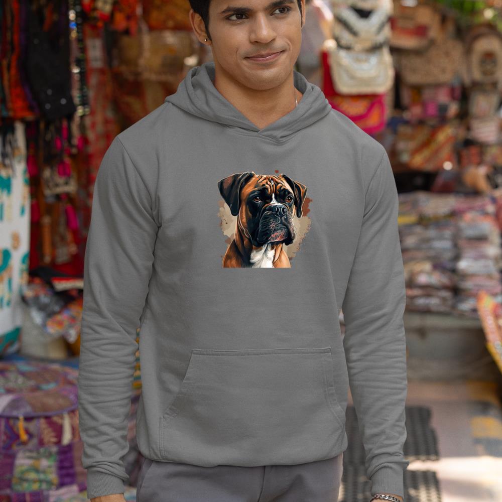 Funny Dog Boxer Hoodie - Image 7