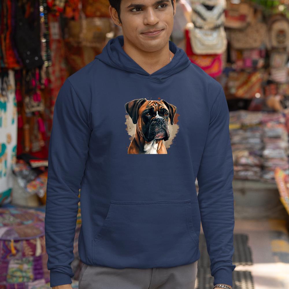 Funny Dog Boxer Hoodie - Image 9