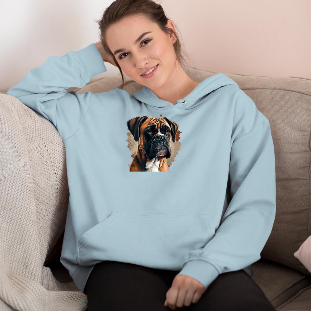 Funny Dog Boxer Hoodie - Image 10