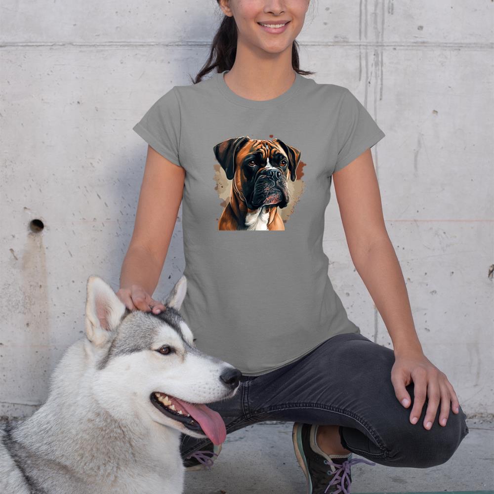 Funny Dog Boxer T-Shirt - Image 6