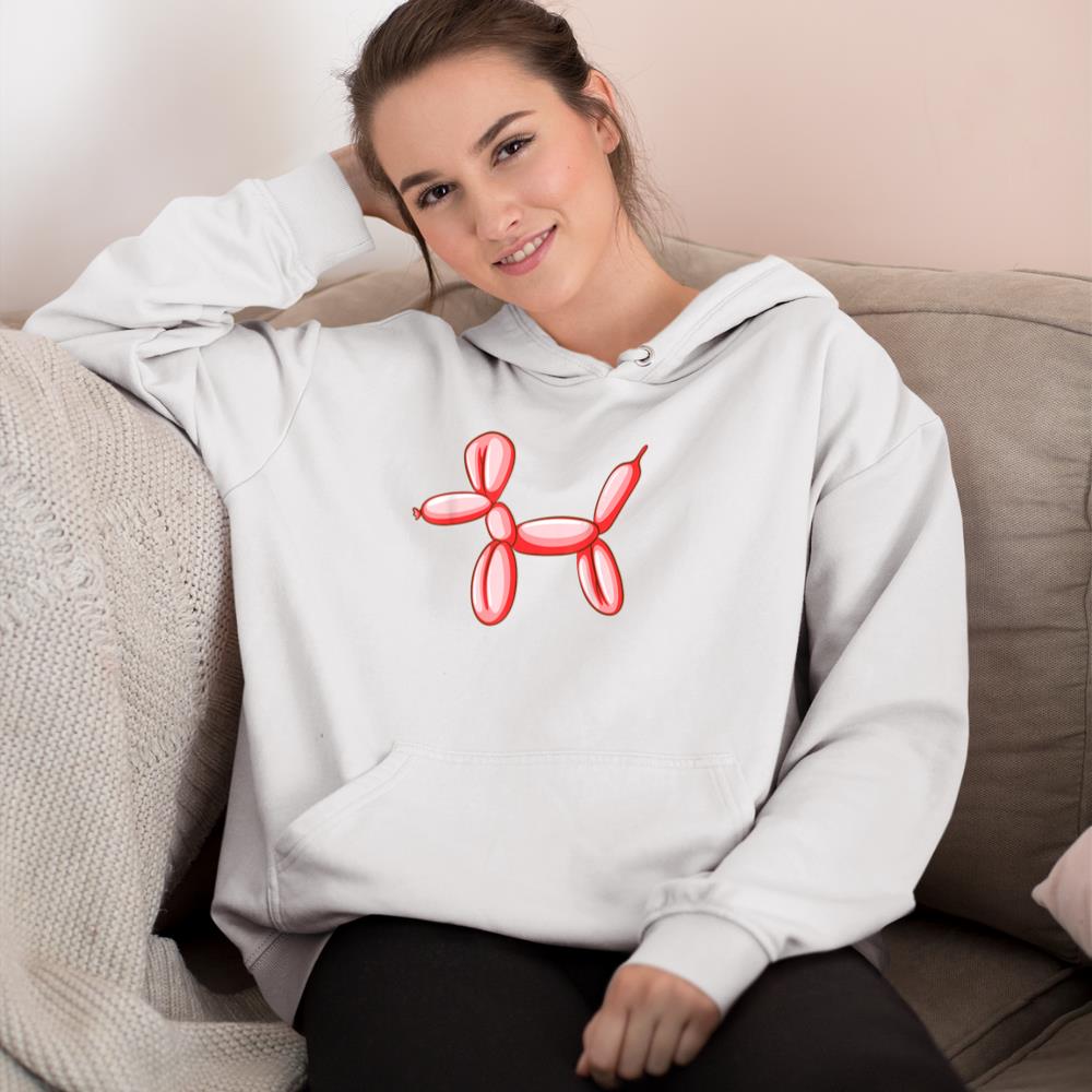 Funny Dog Simple, Balloon design Hoodie - Image 4
