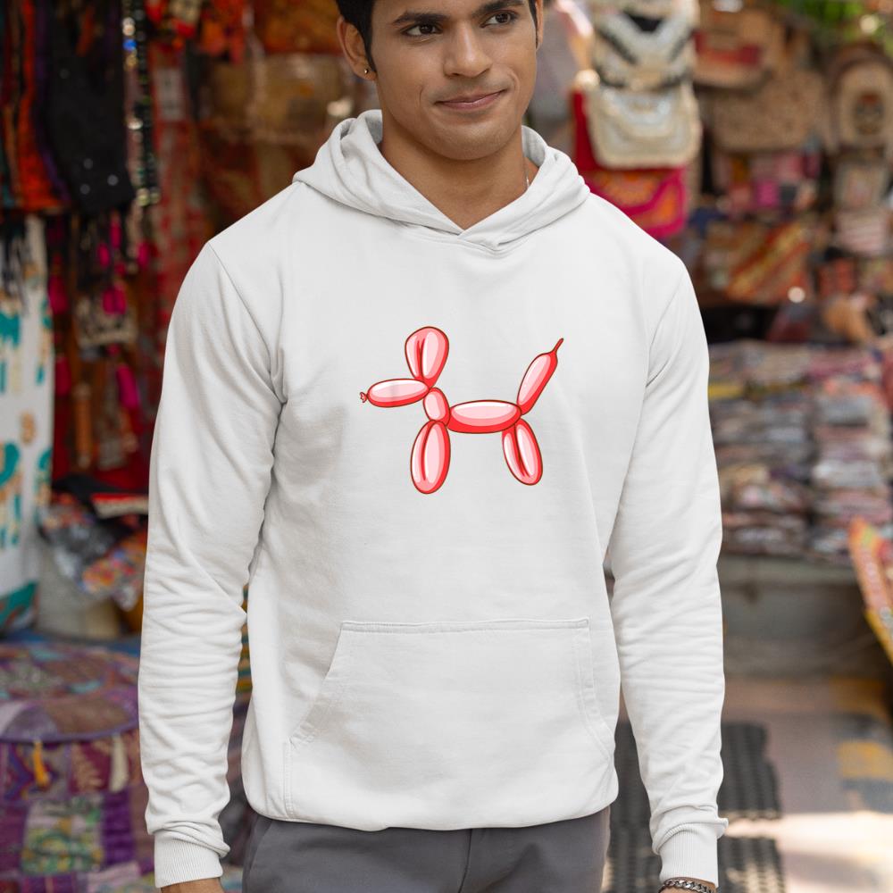 Funny Dog Simple, Balloon design Hoodie - Image 5