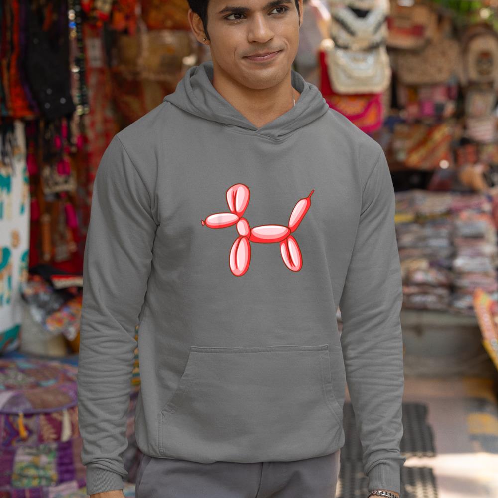 Funny Dog Simple, Balloon design Hoodie - Image 7