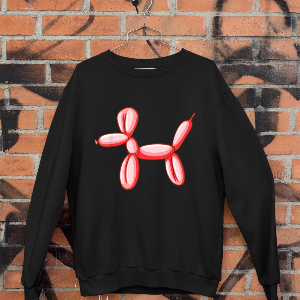 Funny Dog Simple, Balloon design Sweatshirt
