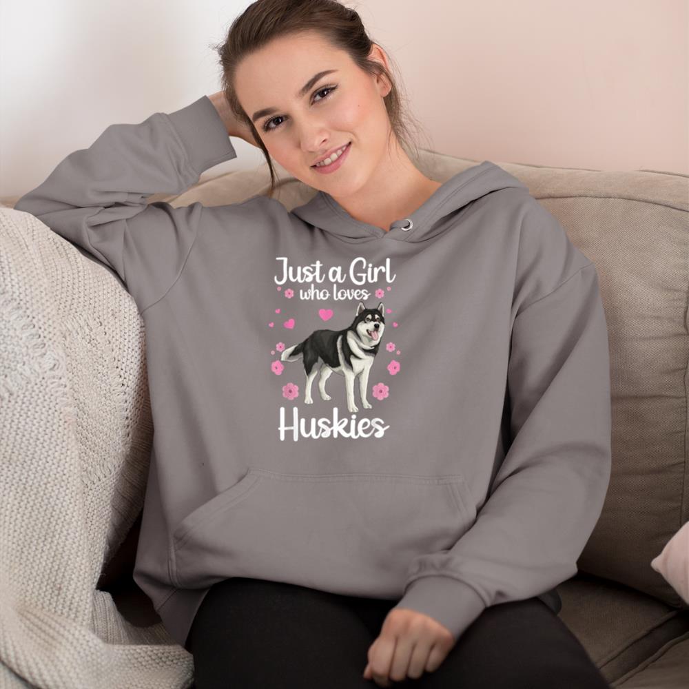 Funny Huskies For Women Girls Pup Siberian Husky Dog Lovers Hoodie - Image 6