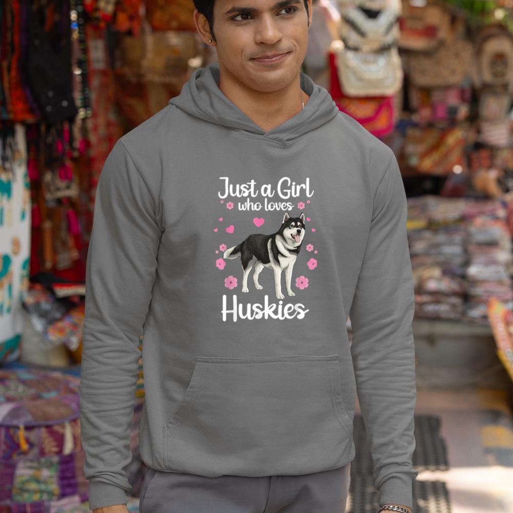 Funny Huskies For Women Girls Pup Siberian Husky Dog Lovers Hoodie - Image 7