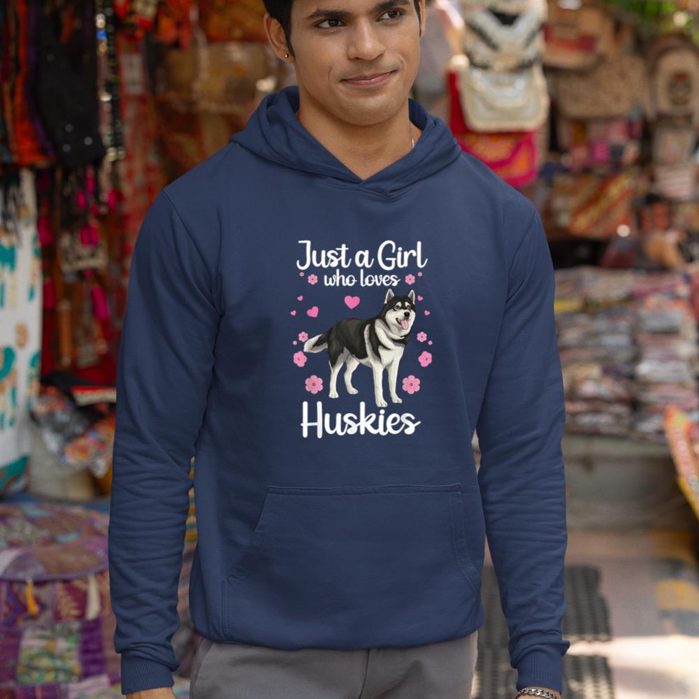 Funny Huskies For Women Girls Pup Siberian Husky Dog Lovers Hoodie - Image 9