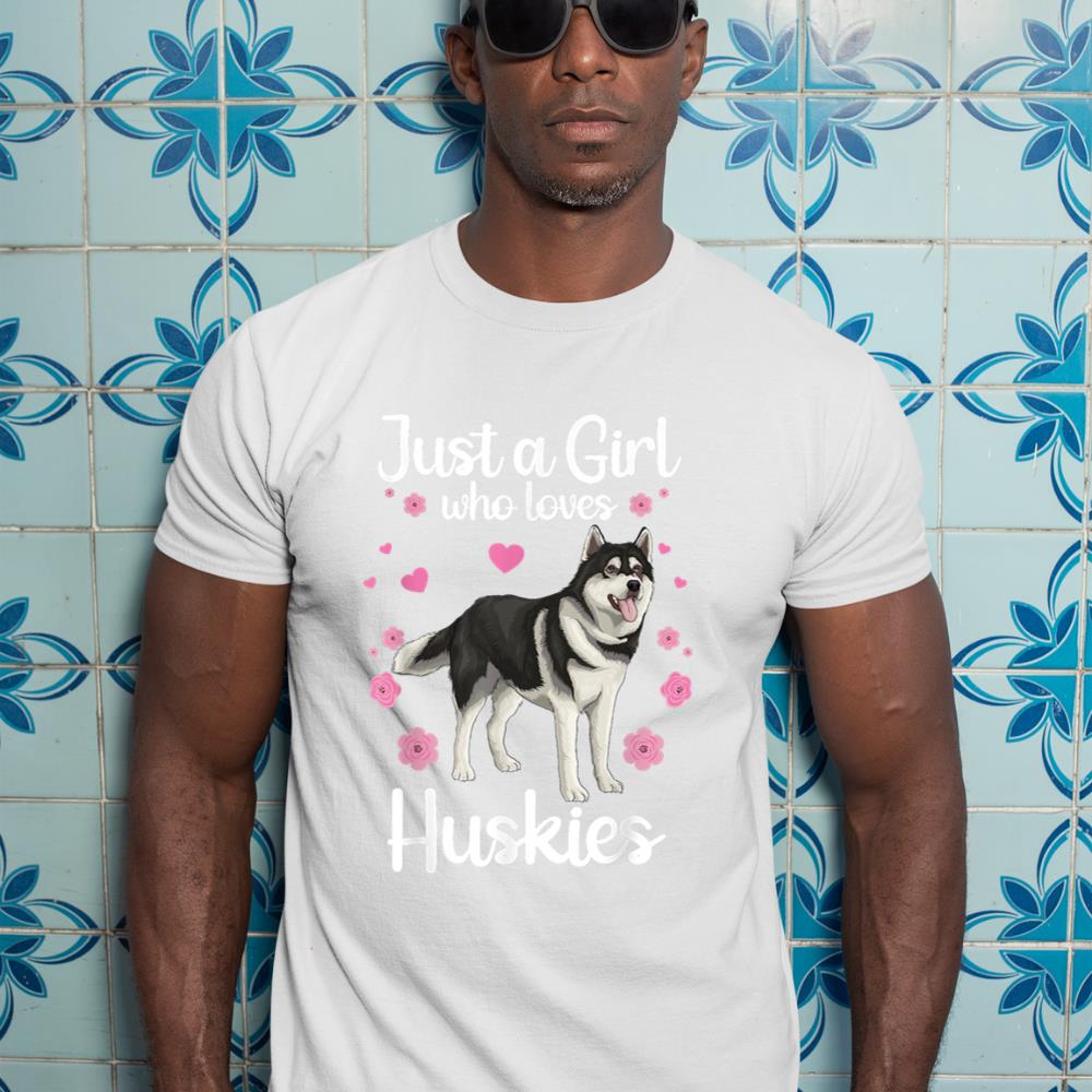 Funny Huskies For Women Girls Pup Siberian Husky Dog Lovers T-Shirt - Image 5