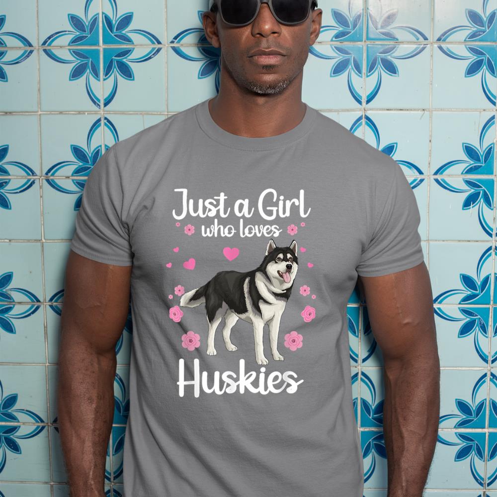 Funny Huskies For Women Girls Pup Siberian Husky Dog Lovers T-Shirt - Image 7