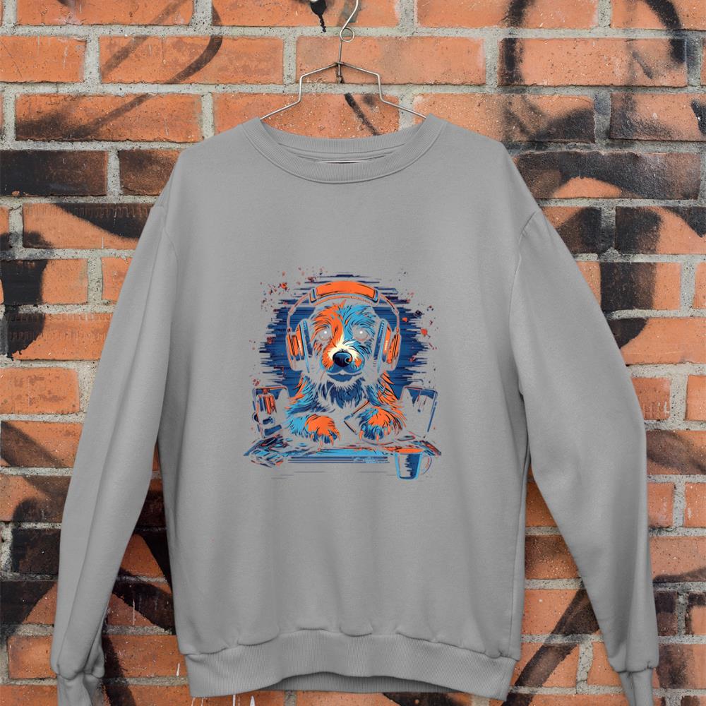 Gaming Gamer Dog PC Computer Online Games Sweatshirt - Image 5