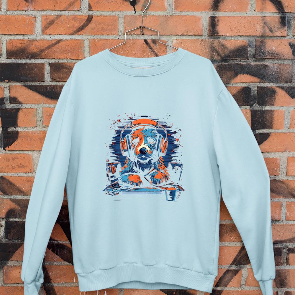 Gaming Gamer Dog PC Computer Online Games Sweatshirt - Image 9