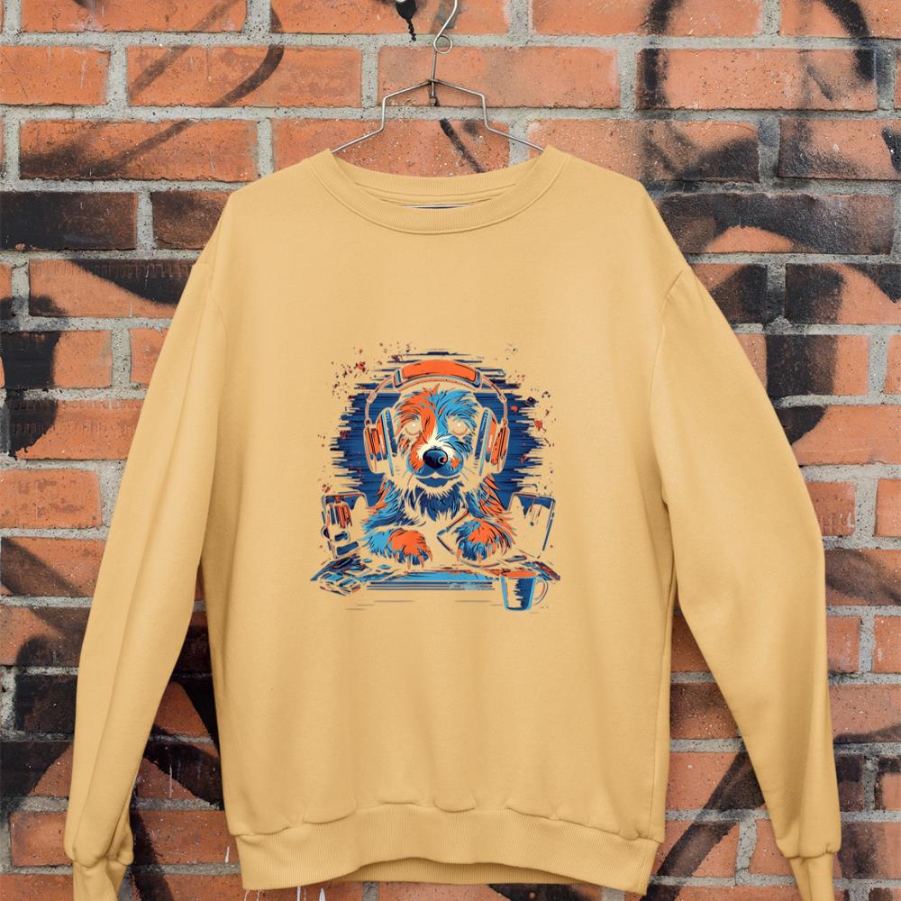 Gaming Gamer Dog PC Computer Online Games Sweatshirt - Image 11