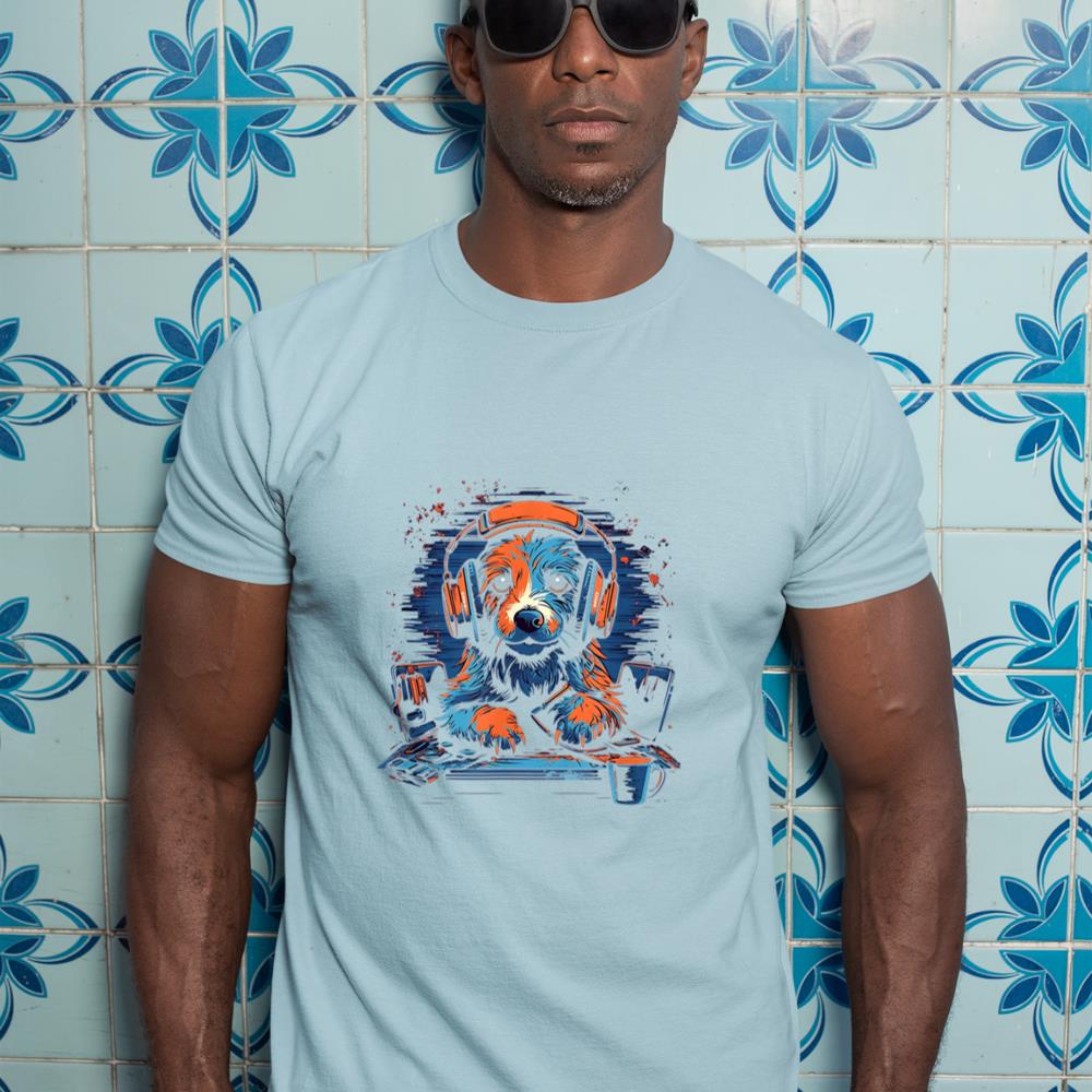 Gaming Gamer Dog PC Computer Online Games T-Shirt - Image 11