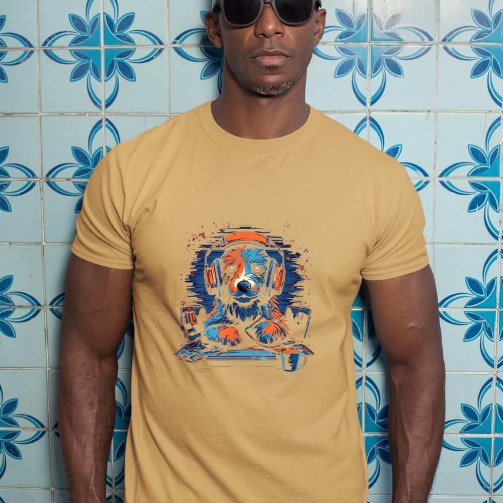 Gaming Gamer Dog PC Computer Online Games T-Shirt - Image 13