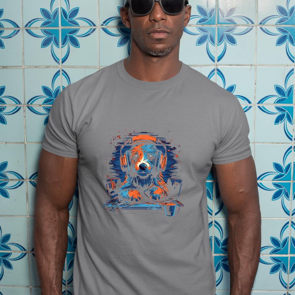 Gaming Gamer Dog PC Computer Online Games T-Shirt - Image 7