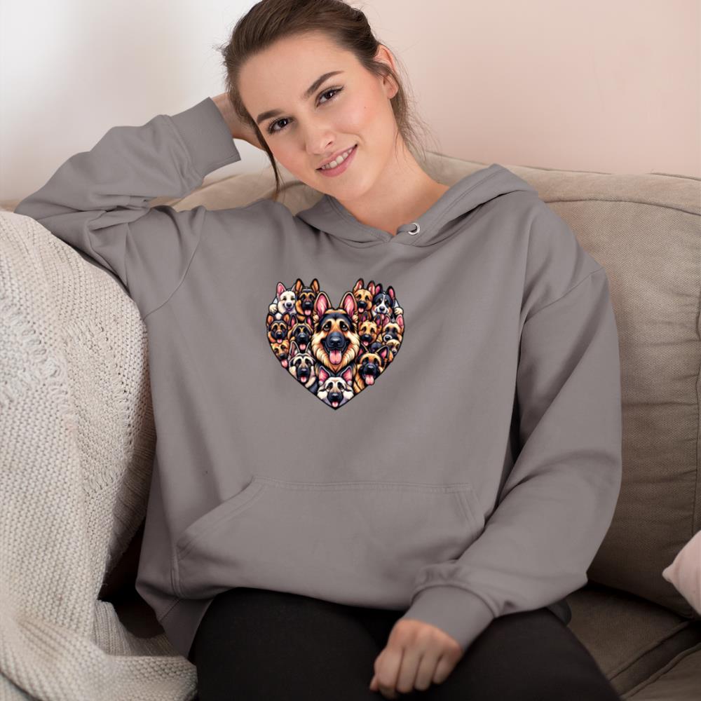 German Shepherd Dog German Shepherds GSD Long Sleeve Hoodie - Image 6