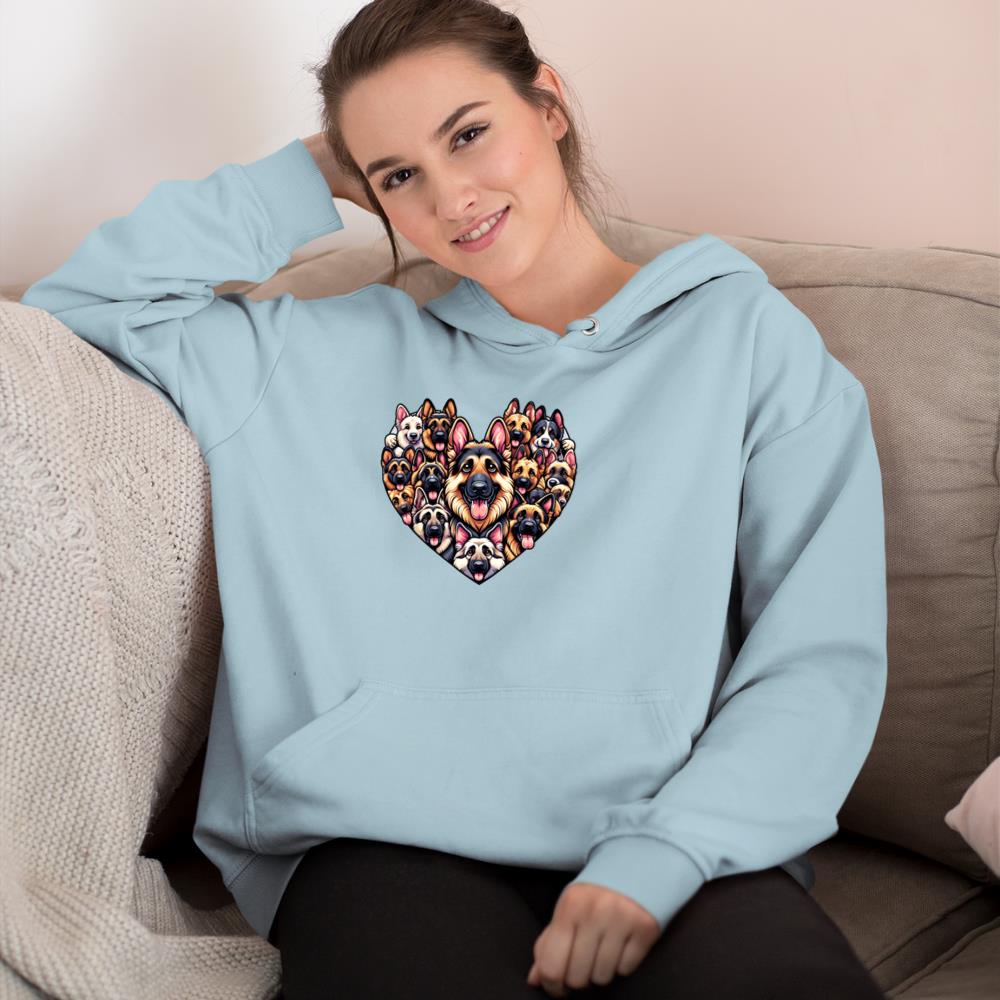 German Shepherd Dog German Shepherds GSD Long Sleeve Hoodie - Image 10