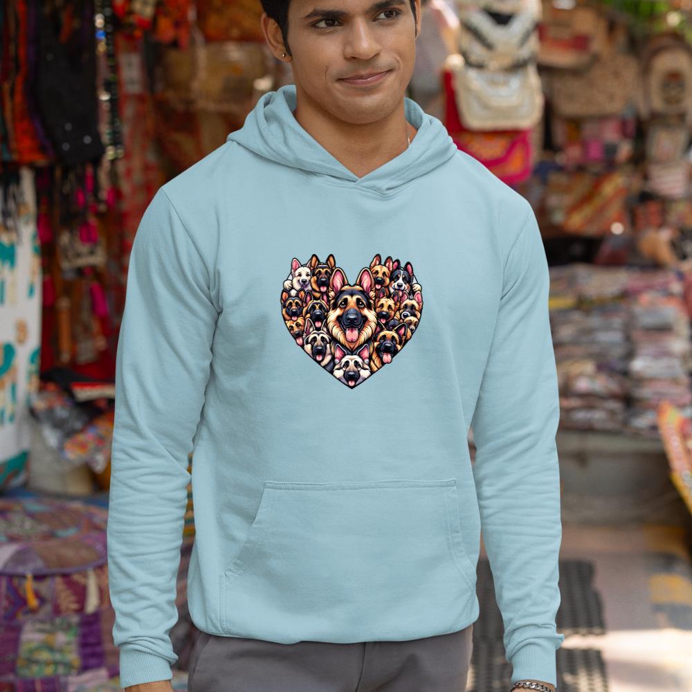 German Shepherd Dog German Shepherds GSD Long Sleeve Hoodie - Image 11