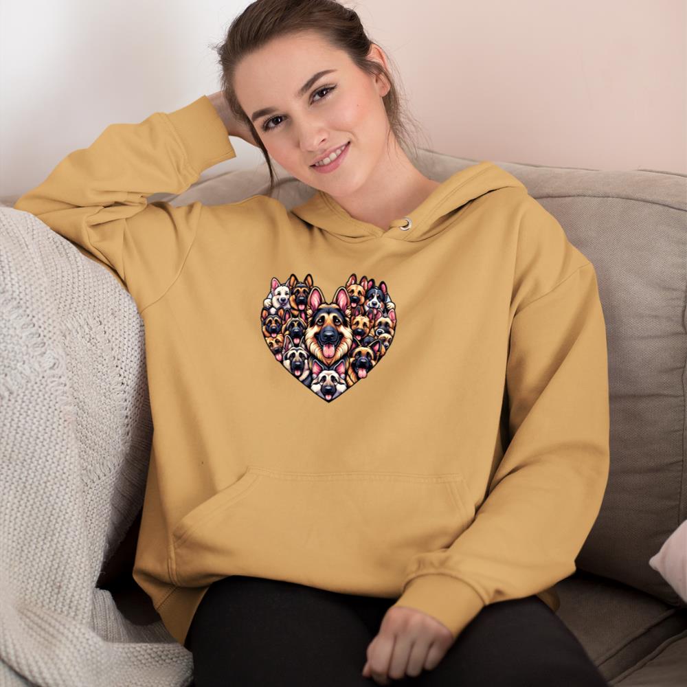 German Shepherd Dog German Shepherds GSD Long Sleeve Hoodie - Image 12