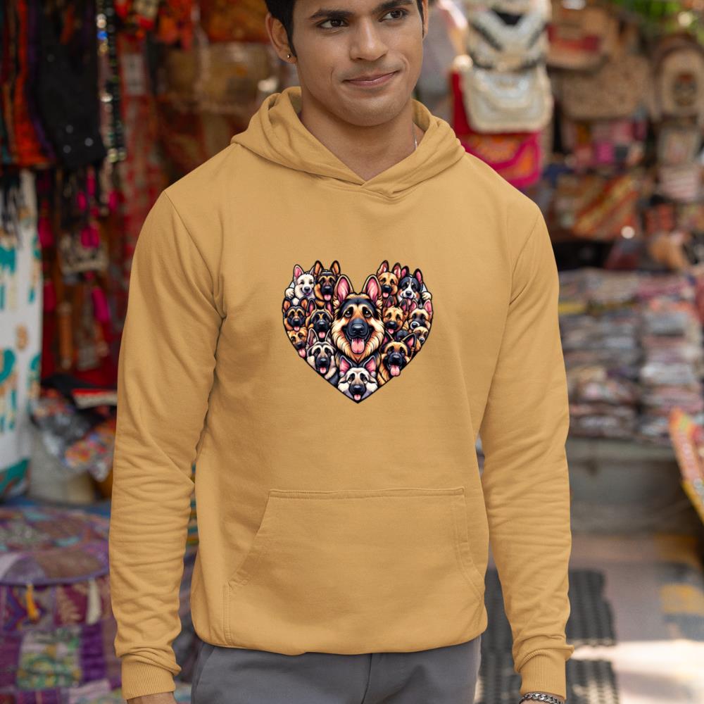 German Shepherd Dog German Shepherds GSD Long Sleeve Hoodie - Image 13