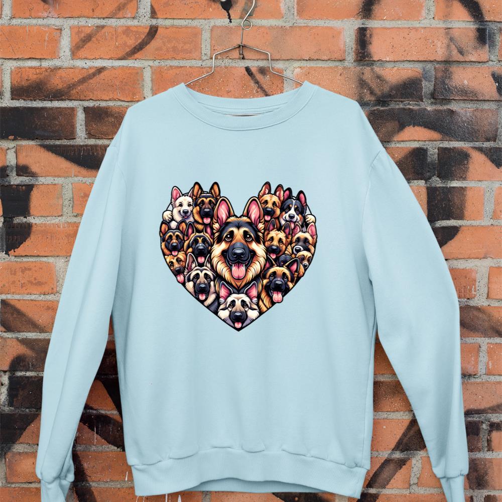 German Shepherd Dog German Shepherds GSD Long Sleeve Sweatshirt - Image 9