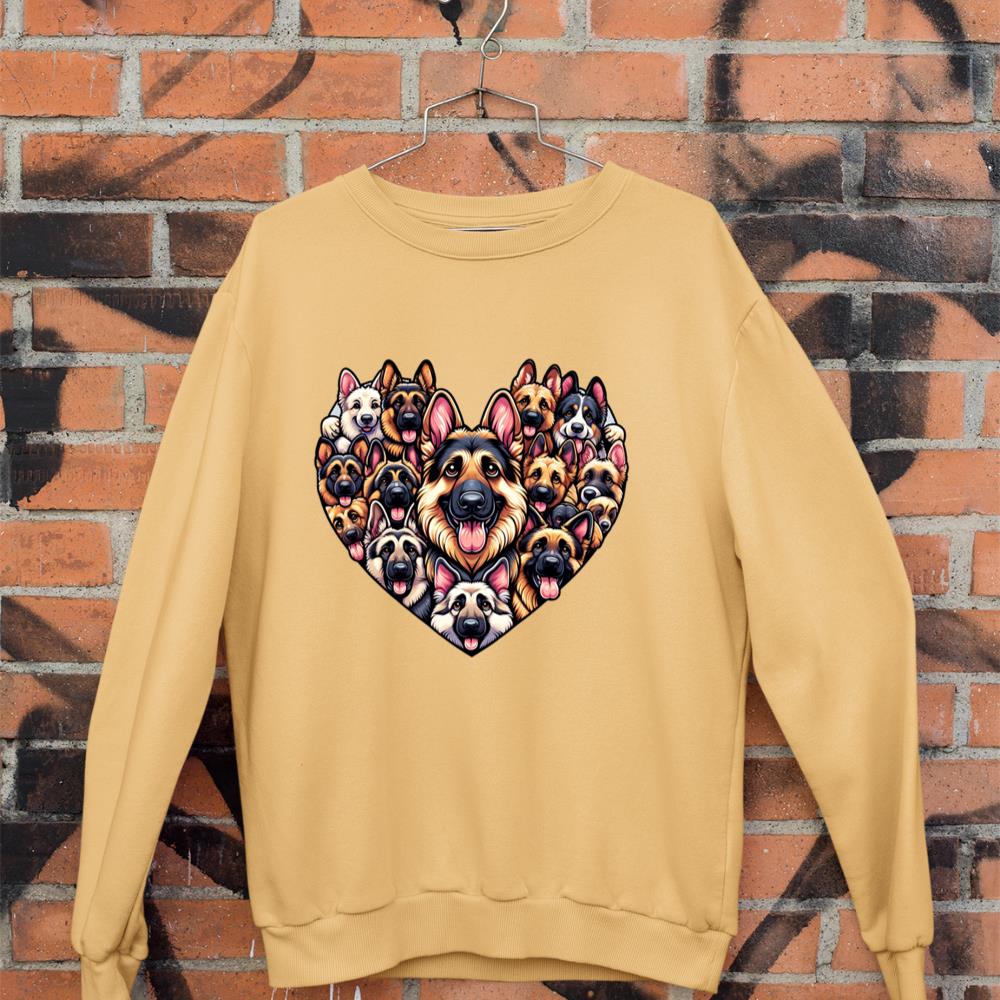 German Shepherd Dog German Shepherds GSD Long Sleeve Sweatshirt - Image 11