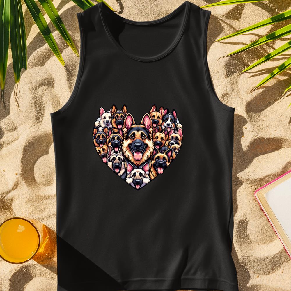 German Shepherd Dog German Shepherds GSD Long Sleeve Tank Top