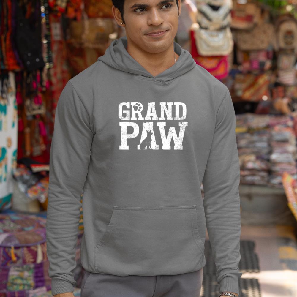 German Shepherd Grand Paw Grandpaw T Shirt Dog Lover Grandpa Hoodie - Image 7