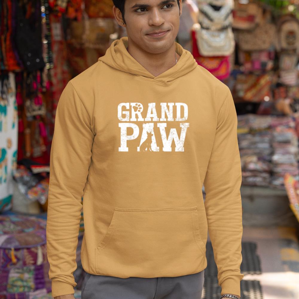 German Shepherd Grand Paw Grandpaw T Shirt Dog Lover Grandpa Hoodie - Image 13