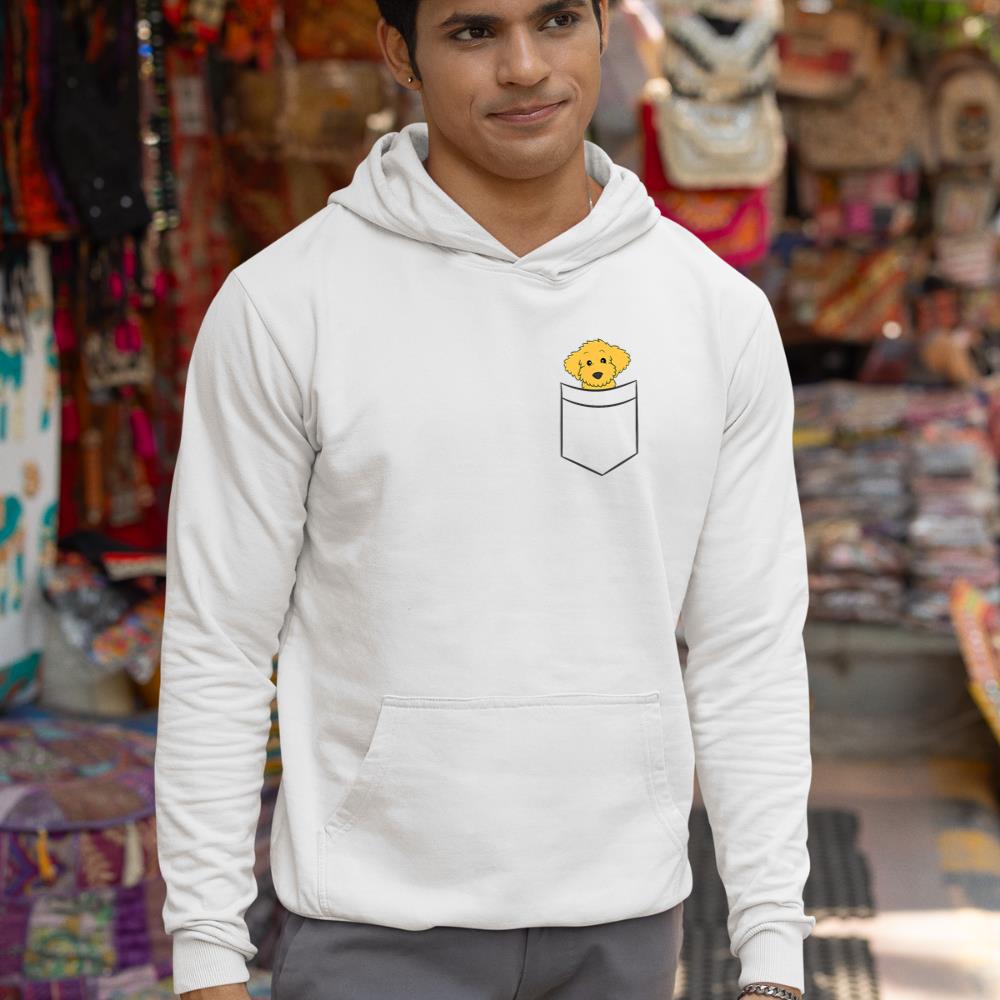 Goldendoodle Dog In Pocket Funny Goldendoodle Hoodie - Image 5