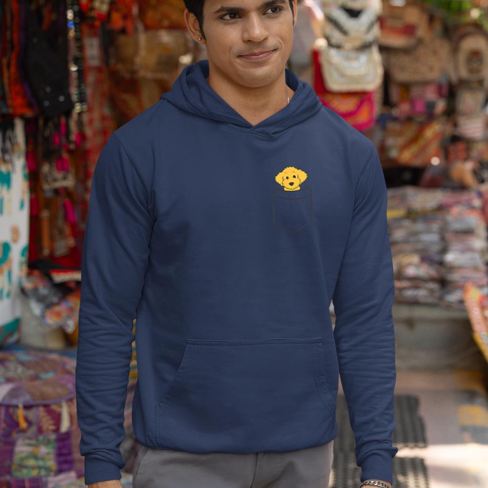 Goldendoodle Dog In Pocket Funny Goldendoodle Hoodie - Image 9