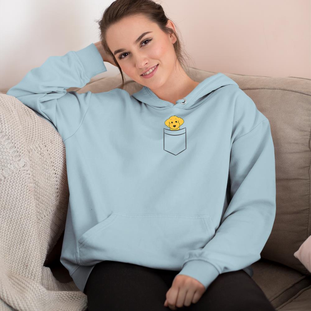 Goldendoodle Dog In Pocket Funny Goldendoodle Hoodie - Image 10