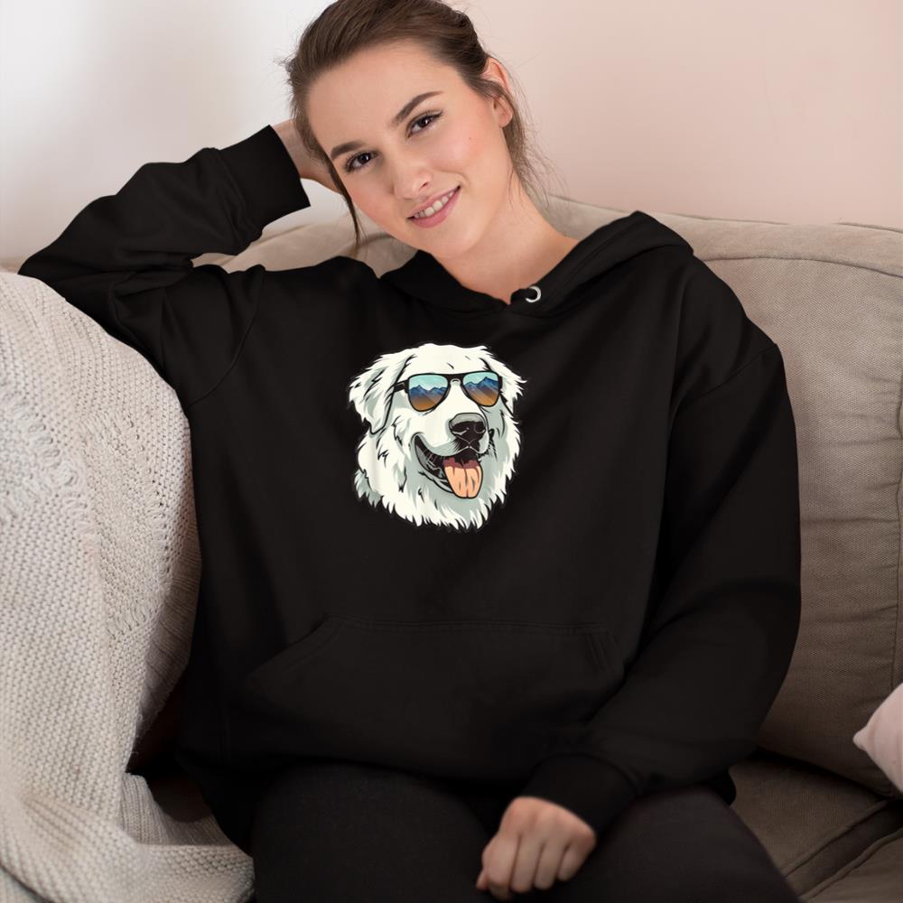 Great Pyrenees Dog Sunglasses Hoodie - Image 2