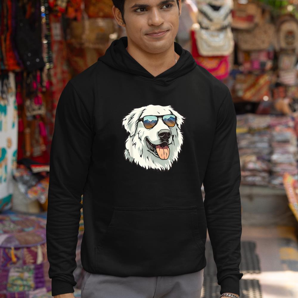 Great Pyrenees Dog Sunglasses Hoodie - Image 3