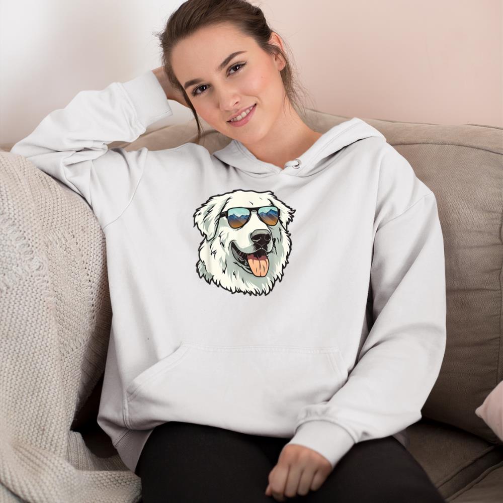 Great Pyrenees Dog Sunglasses Hoodie - Image 4
