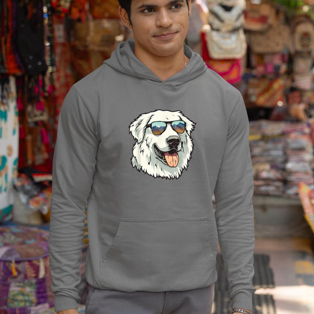 Great Pyrenees Dog Sunglasses Hoodie - Image 7