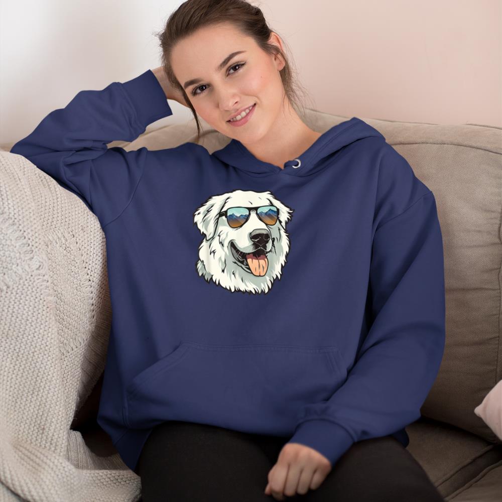 Great Pyrenees Dog Sunglasses Hoodie - Image 8