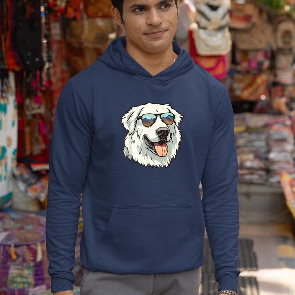 Great Pyrenees Dog Sunglasses Hoodie - Image 9
