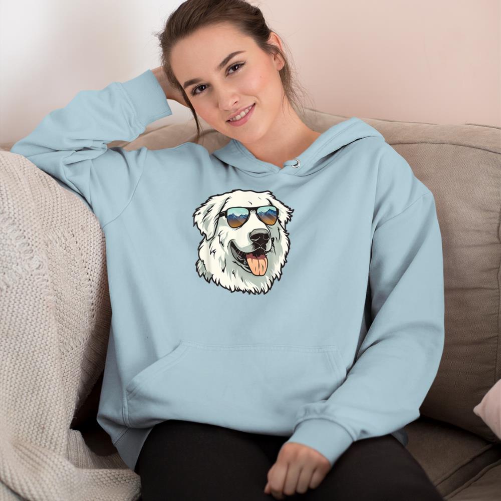Great Pyrenees Dog Sunglasses Hoodie - Image 10
