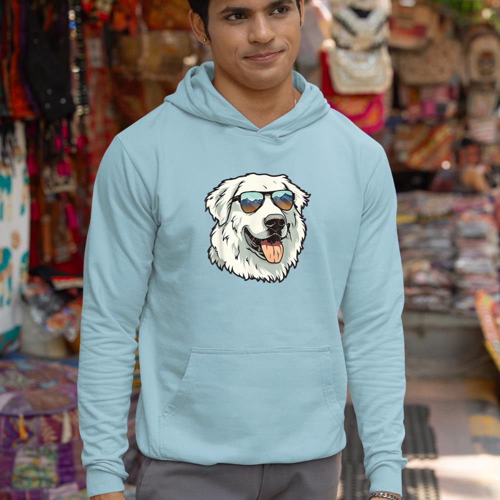 Great Pyrenees Dog Sunglasses Hoodie - Image 11