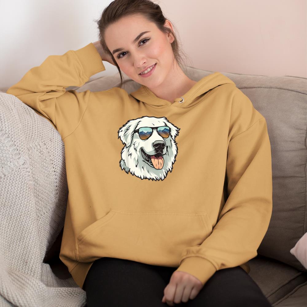 Great Pyrenees Dog Sunglasses Hoodie - Image 12