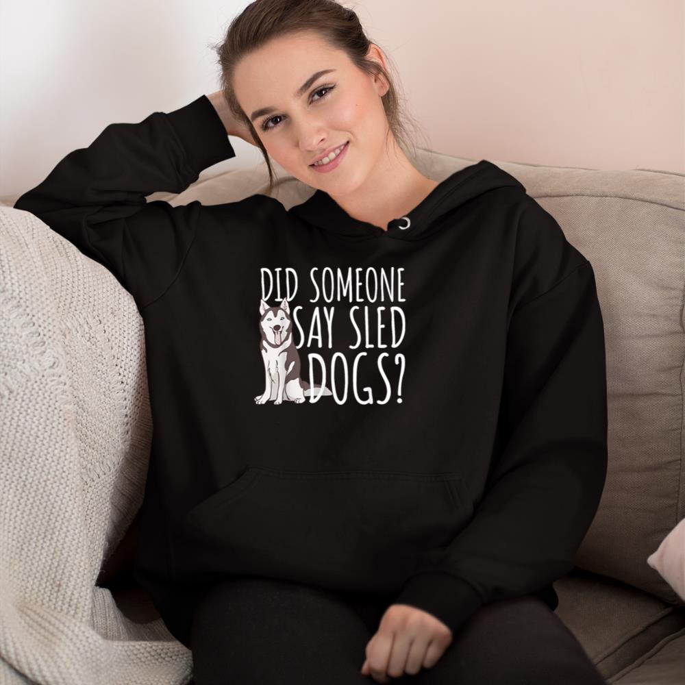 Husky Sled Dog Sledding - Mushing Hoodie - Image 2