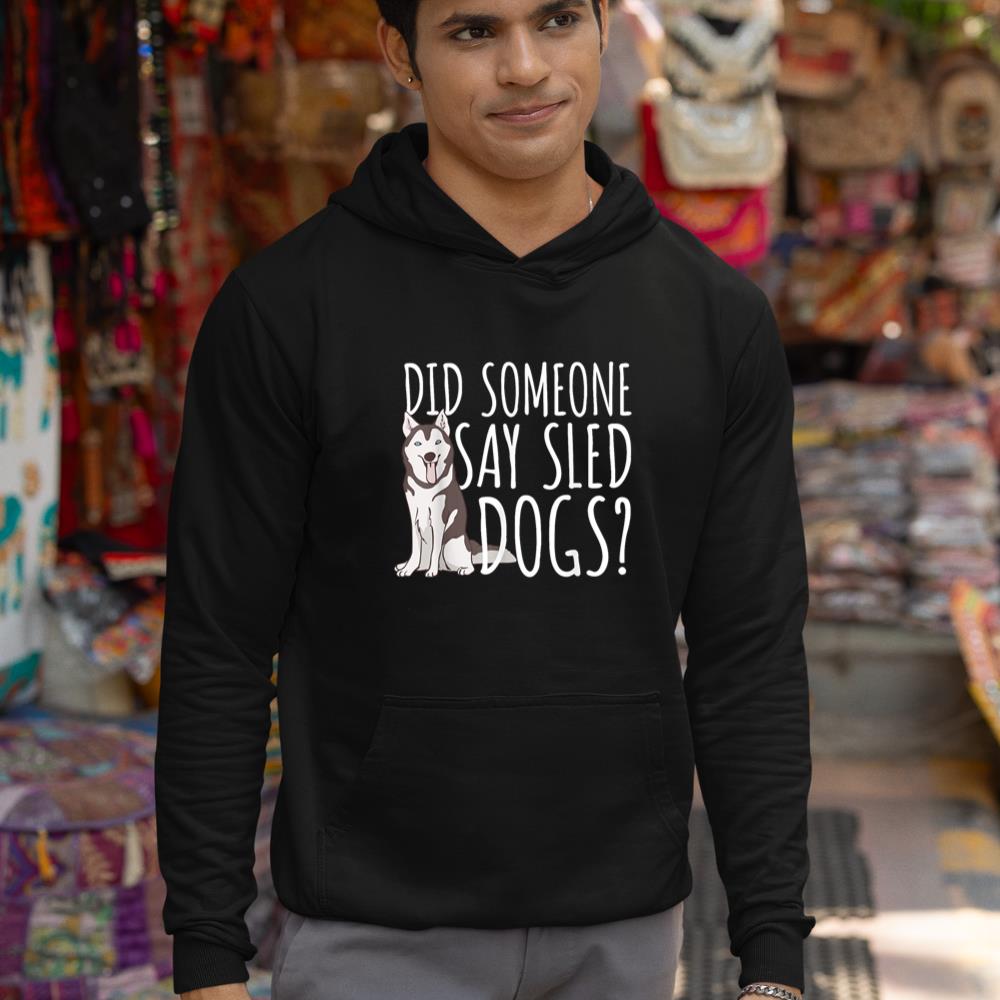 Husky Sled Dog Sledding - Mushing Hoodie - Image 3