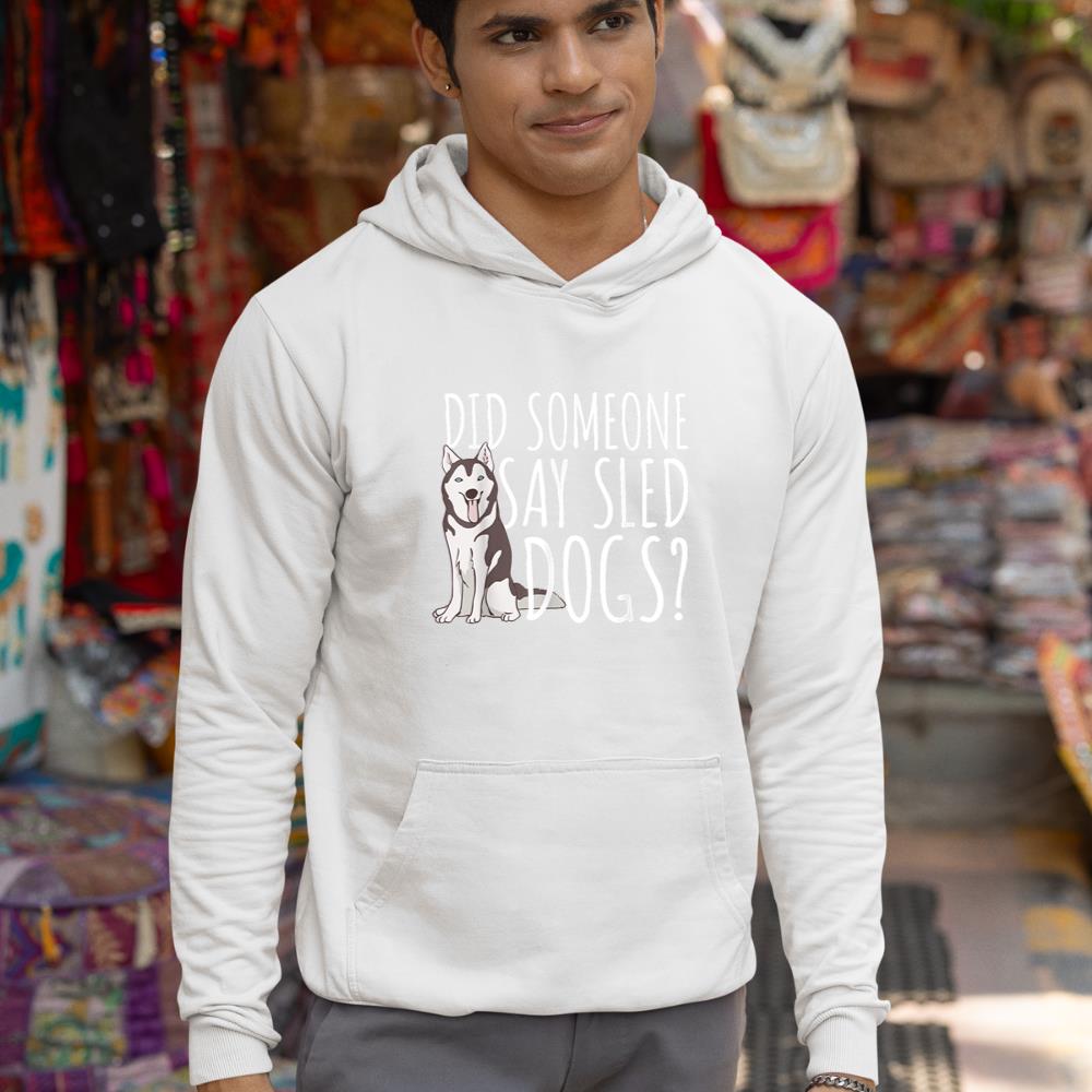 Husky Sled Dog Sledding - Mushing Hoodie - Image 5