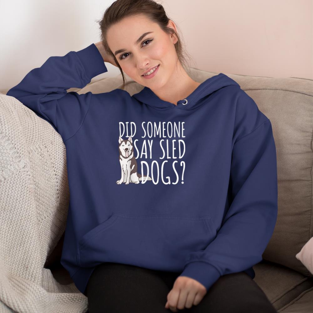 Husky Sled Dog Sledding - Mushing Hoodie - Image 8