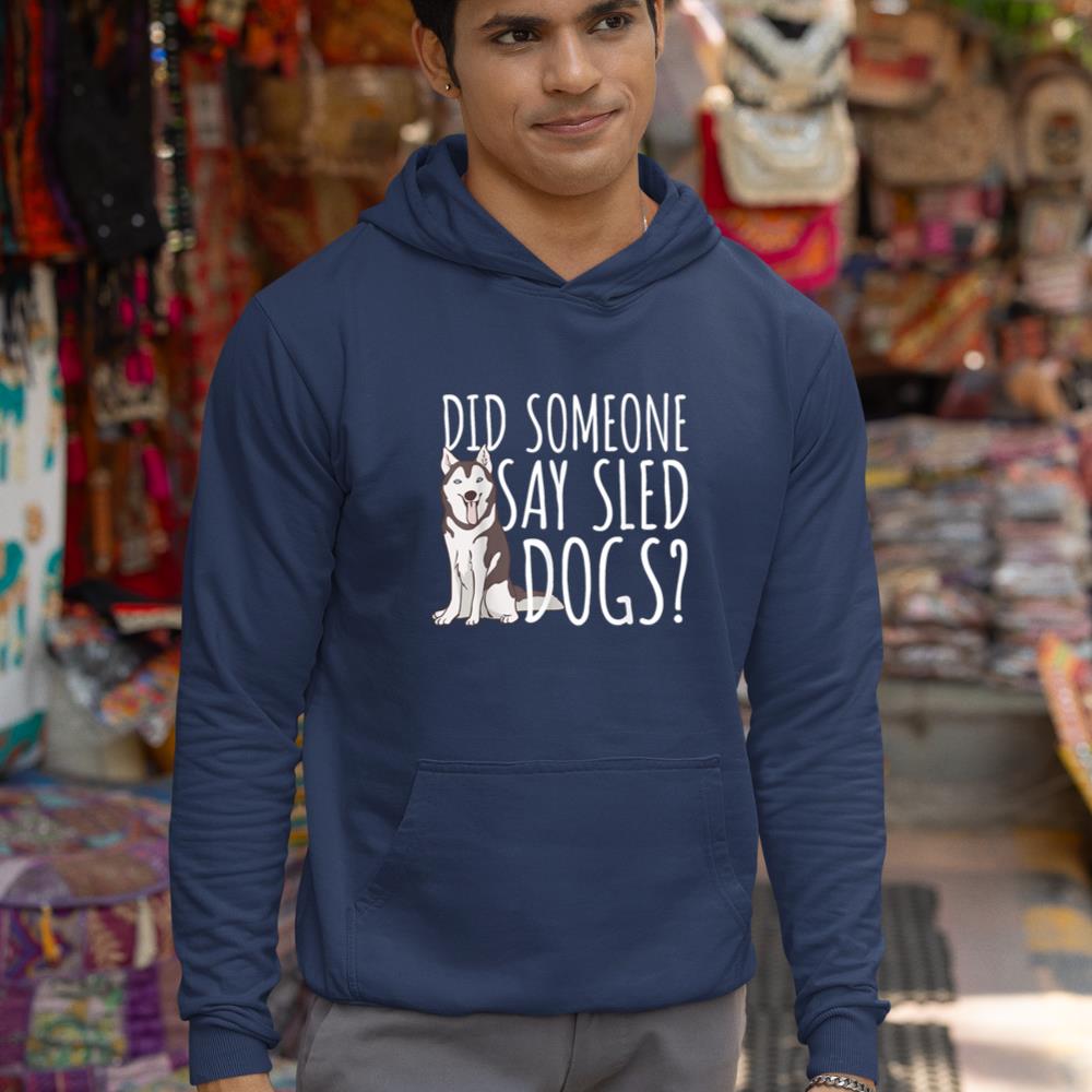 Husky Sled Dog Sledding - Mushing Hoodie - Image 9