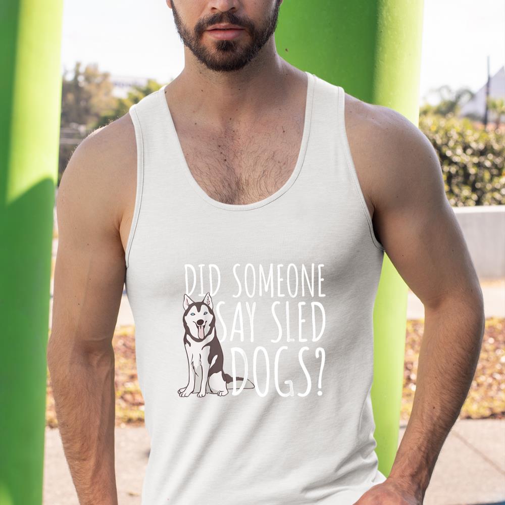 Husky Sled Dog Sledding - Mushing Tank Top - Image 5