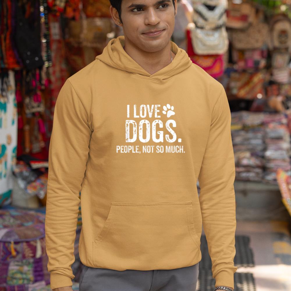 I Love Dogs. People, Not So Much Funny Dog Lover Gift Hoodie - Image 13