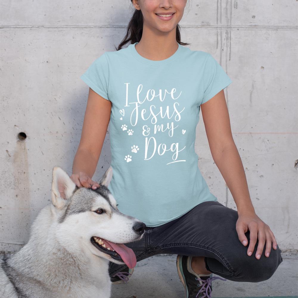 I love Jesus and my Dog Shirt T-Shirt - Image 10